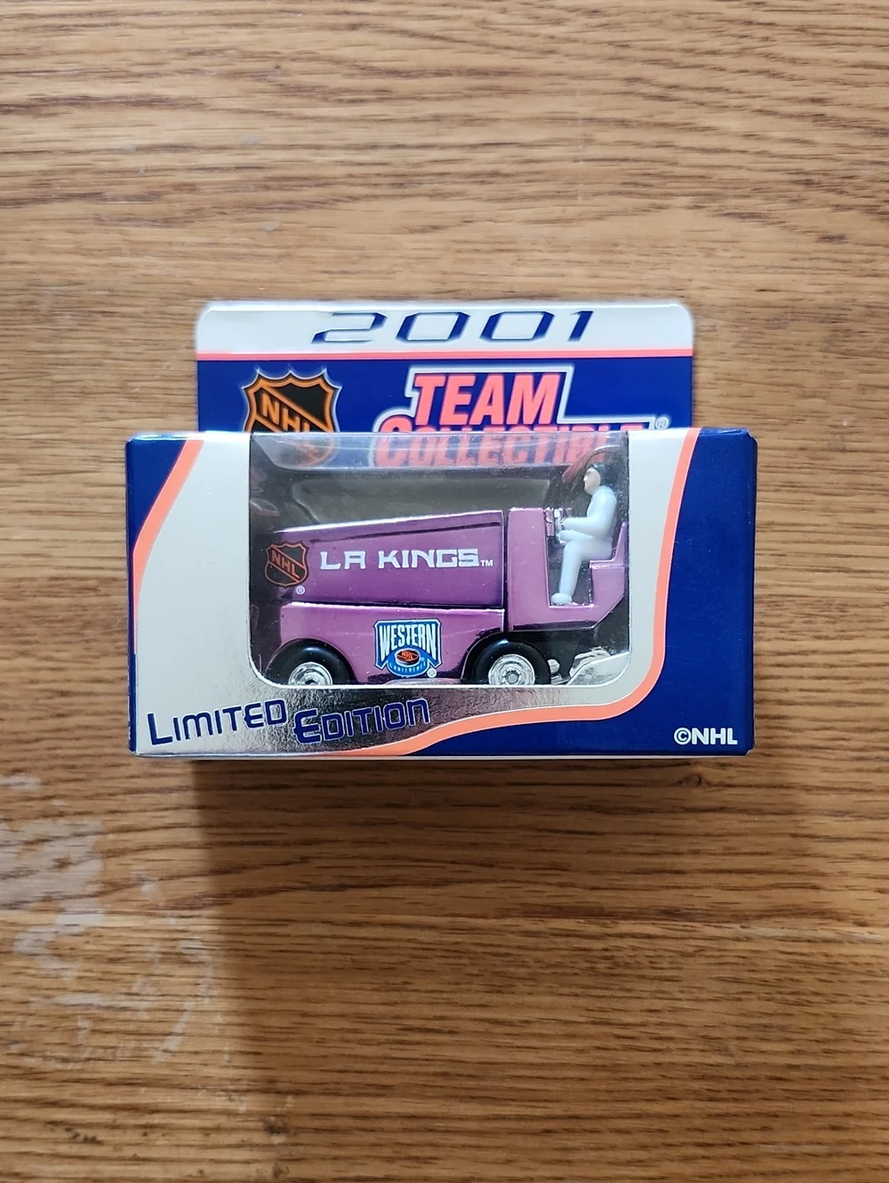 LA Kings Purple Zamboni Toy - Limited Edition NHL Collectible 2001